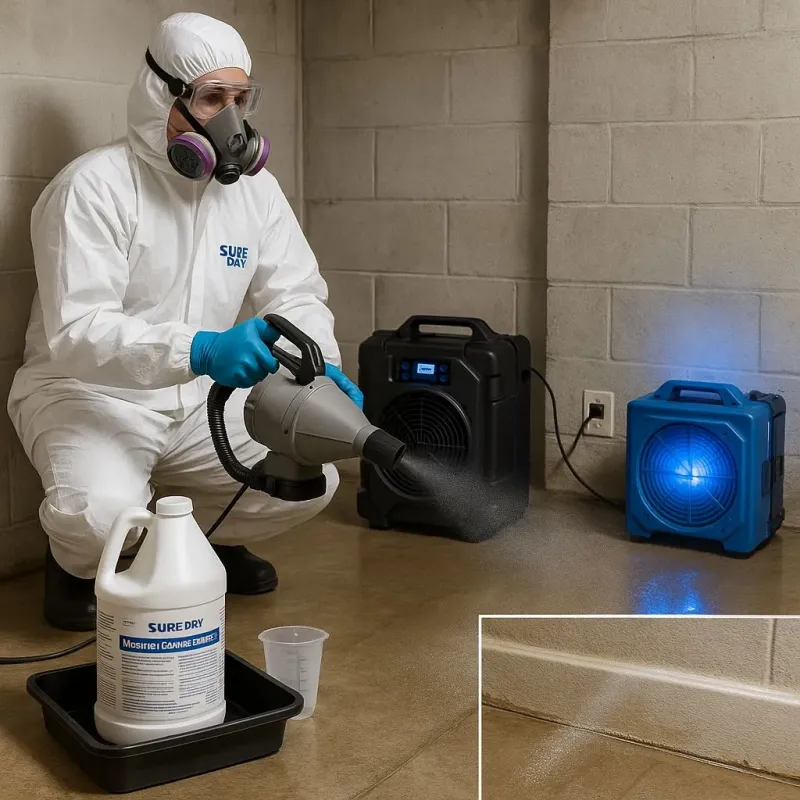 Sanitization and Odor Removal process in Kenansville, NC