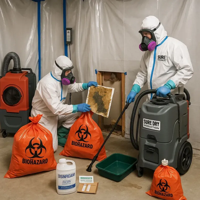 Contaminated Water Handling Protocols process in Kenansville, NC